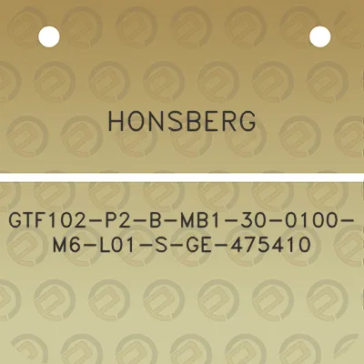 honsberg-gtf102-p2-b-mb1-30-0100-m6-l01-s-ge-475410