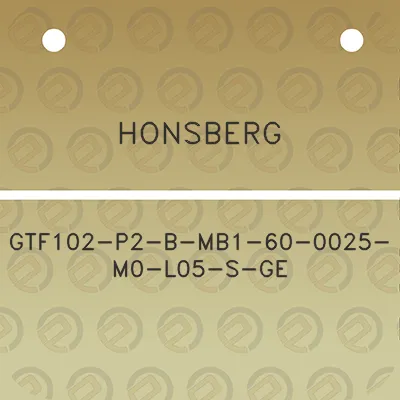 honsberg-gtf102-p2-b-mb1-60-0025-m0-l05-s-ge