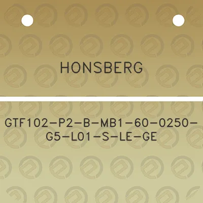 honsberg-gtf102-p2-b-mb1-60-0250-g5-l01-s-le-ge