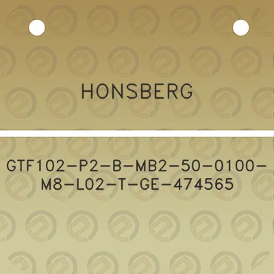 honsberg-gtf102-p2-b-mb2-50-0100-m8-l02-t-ge-474565