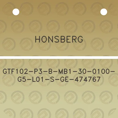 honsberg-gtf102-p3-b-mb1-30-0100-g5-l01-s-ge-474767