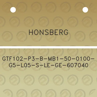 honsberg-gtf102-p3-b-mb1-50-0100-g5-l05-s-le-ge-607040