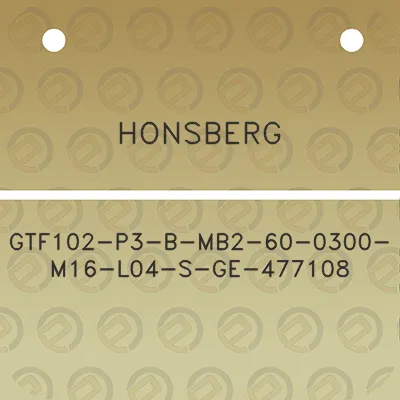 honsberg-gtf102-p3-b-mb2-60-0300-m16-l04-s-ge-477108