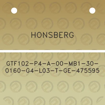 honsberg-gtf102-p4-a-00-mb1-30-0160-g4-l03-t-ge-475595