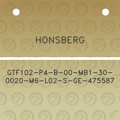 honsberg-gtf102-p4-b-00-mb1-30-0020-m6-l02-s-ge-475587