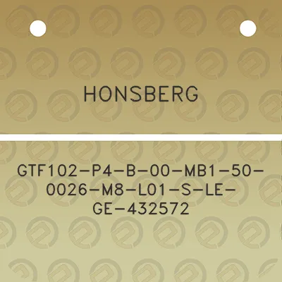 honsberg-gtf102-p4-b-00-mb1-50-0026-m8-l01-s-le-ge-432572