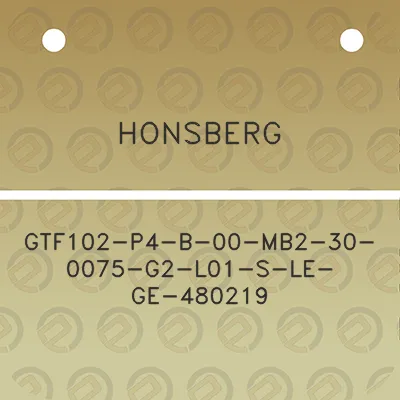 honsberg-gtf102-p4-b-00-mb2-30-0075-g2-l01-s-le-ge-480219