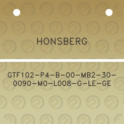 honsberg-gtf102-p4-b-00-mb2-30-0090-m0-l008-g-le-ge