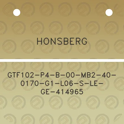 honsberg-gtf102-p4-b-00-mb2-40-0170-g1-l06-s-le-ge-414965