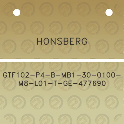 honsberg-gtf102-p4-b-mb1-30-0100-m8-l01-t-ge-477690