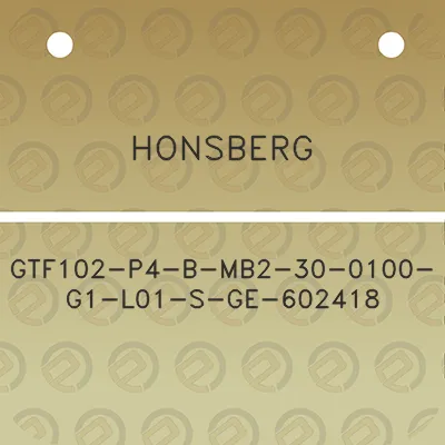 honsberg-gtf102-p4-b-mb2-30-0100-g1-l01-s-ge-602418