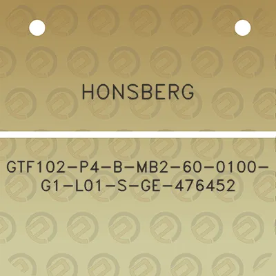 honsberg-gtf102-p4-b-mb2-60-0100-g1-l01-s-ge-476452