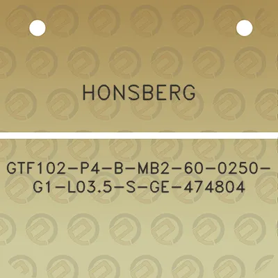 honsberg-gtf102-p4-b-mb2-60-0250-g1-l035-s-ge-474804