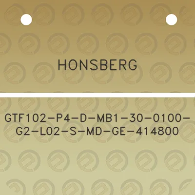 honsberg-gtf102-p4-d-mb1-30-0100-g2-l02-s-md-ge-414800