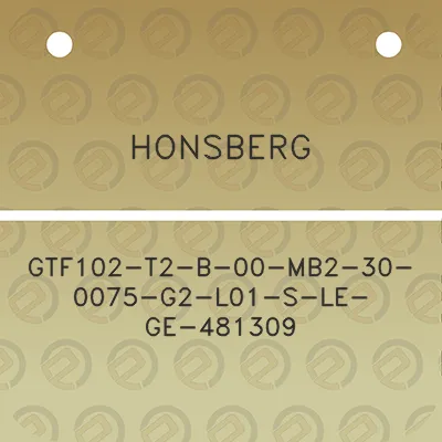 honsberg-gtf102-t2-b-00-mb2-30-0075-g2-l01-s-le-ge-481309