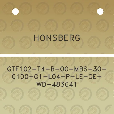 honsberg-gtf102-t4-b-00-mbs-30-0100-g1-l04-p-le-ge-wd-483641