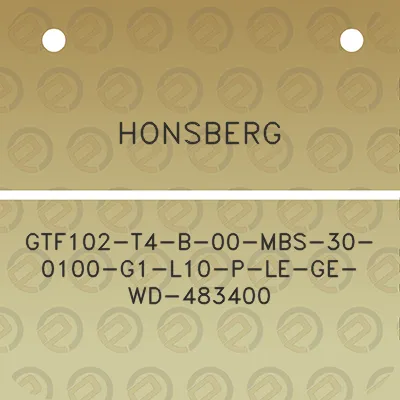 honsberg-gtf102-t4-b-00-mbs-30-0100-g1-l10-p-le-ge-wd-483400