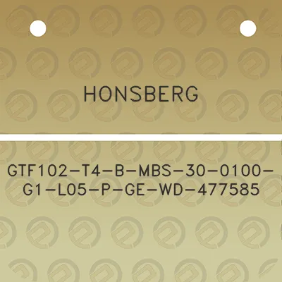 honsberg-gtf102-t4-b-mbs-30-0100-g1-l05-p-ge-wd-477585