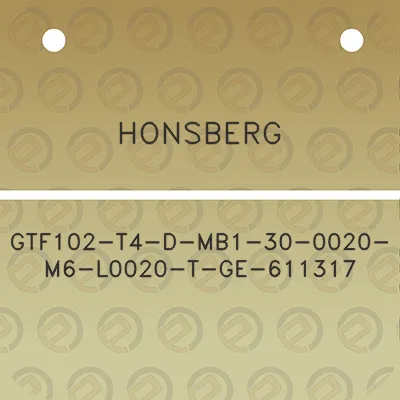 honsberg-gtf102-t4-d-mb1-30-0020-m6-l0020-t-ge-611317