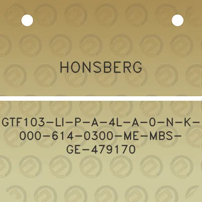 honsberg-gtf103-li-p-a-4l-a-0-n-k-000-614-0300-me-mbs-ge-479170