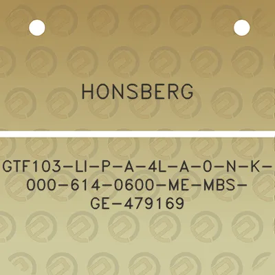 honsberg-gtf103-li-p-a-4l-a-0-n-k-000-614-0600-me-mbs-ge-479169