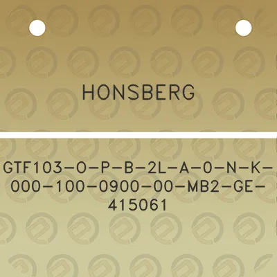 honsberg-gtf103-o-p-b-2l-a-0-n-k-000-100-0900-00-mb2-ge-415061