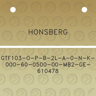 honsberg-gtf103-o-p-b-2l-a-0-n-k-000-60-0500-00-mb2-ge-610478