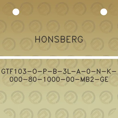 honsberg-gtf103-o-p-b-3l-a-0-n-k-000-80-1000-00-mb2-ge