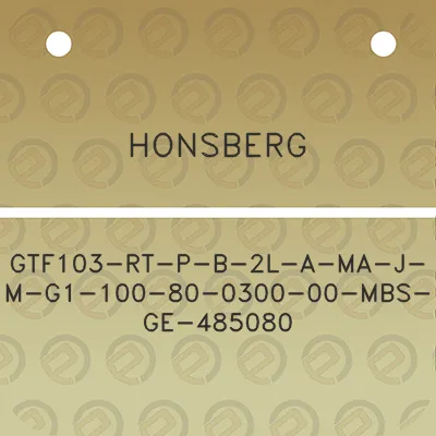 honsberg-gtf103-rt-p-b-2l-a-ma-j-m-g1-100-80-0300-00-mbs-ge-485080