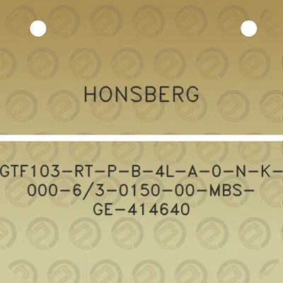 honsberg-gtf103-rt-p-b-4l-a-0-n-k-000-63-0150-00-mbs-ge-414640