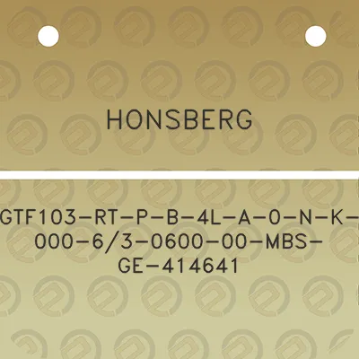 honsberg-gtf103-rt-p-b-4l-a-0-n-k-000-63-0600-00-mbs-ge-414641