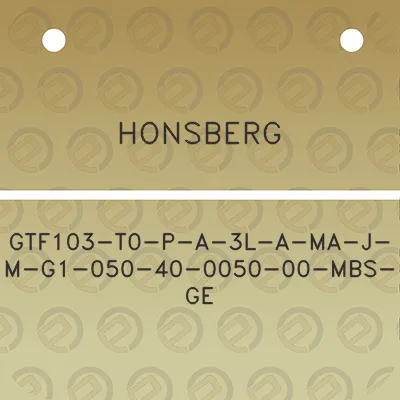 honsberg-gtf103-t0-p-a-3l-a-ma-j-m-g1-050-40-0050-00-mbs-ge