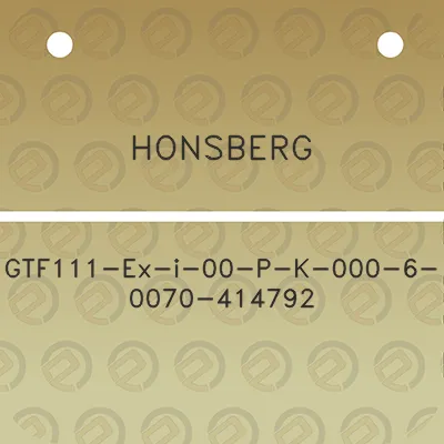 honsberg-gtf111-ex-i-00-p-k-000-6-0070-414792