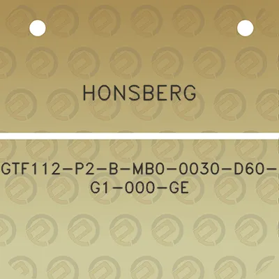 honsberg-gtf112-p2-b-mb0-0030-d60-g1-000-ge