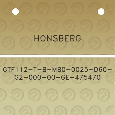 honsberg-gtf112-t-b-mb0-0025-d60-g2-000-00-ge-475470