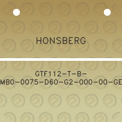 honsberg-gtf112-t-b-mb0-0075-d60-g2-000-00-ge