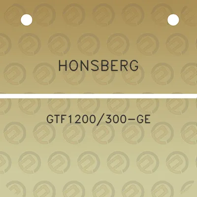 honsberg-gtf1200300-ge