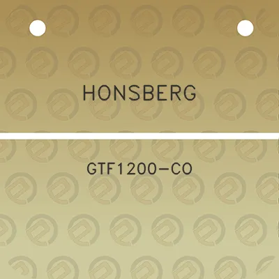 honsberg-gtf1200-co