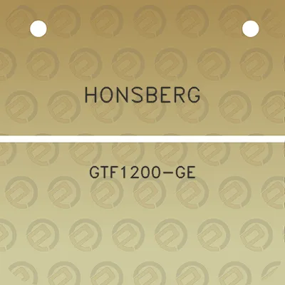 honsberg-gtf1200-ge