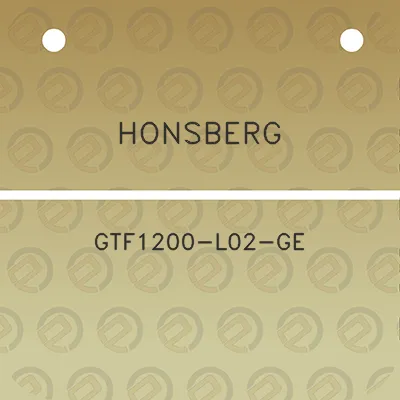 honsberg-gtf1200-l02-ge