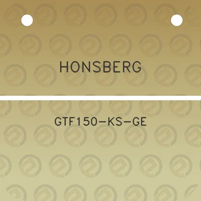 honsberg-gtf150-ks-ge