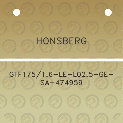 honsberg-gtf17516-le-l025-ge-sa-474959