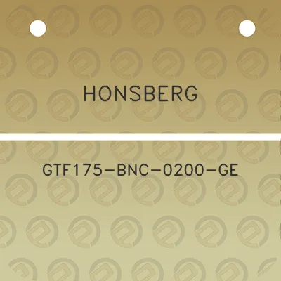 honsberg-gtf175-bnc-0200-ge