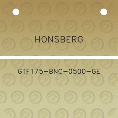 honsberg-gtf175-bnc-0500-ge