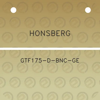 honsberg-gtf175-d-bnc-ge