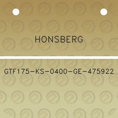 honsberg-gtf175-ks-0400-ge-475922