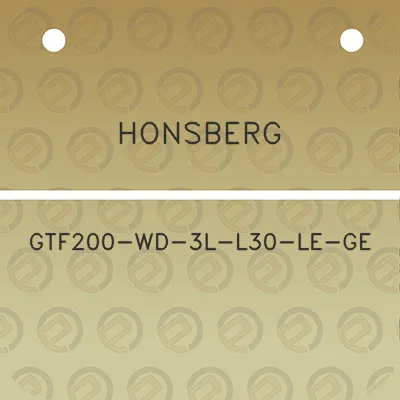 honsberg-gtf200-wd-3l-l30-le-ge