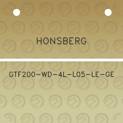 honsberg-gtf200-wd-4l-l05-le-ge