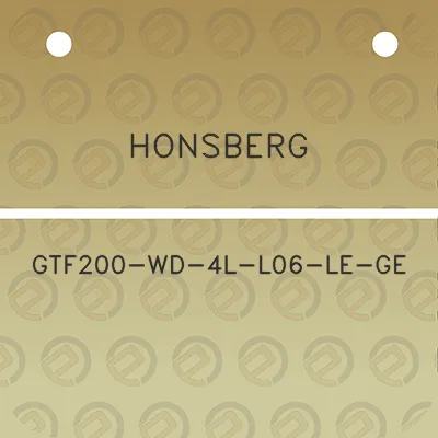 honsberg-gtf200-wd-4l-l06-le-ge