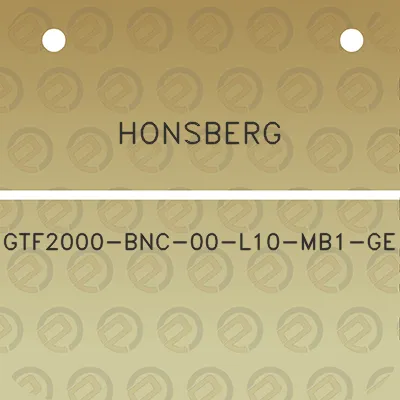 honsberg-gtf2000-bnc-00-l10-mb1-ge